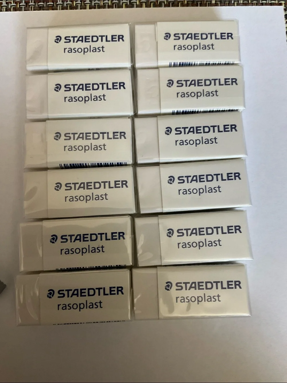STAEDTLER Yellow Noris No.120 Pencils with Rasoplast White Erasers